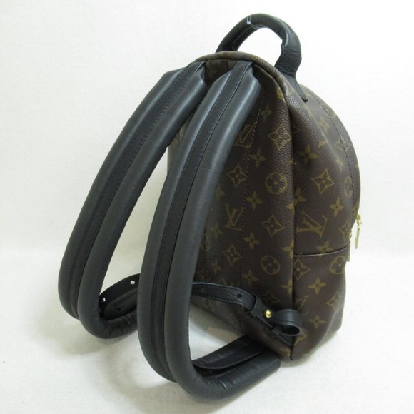 LOUIS VUITTON Palm Springs Backpack PM Monogram canvas Brown Used Women main image 4